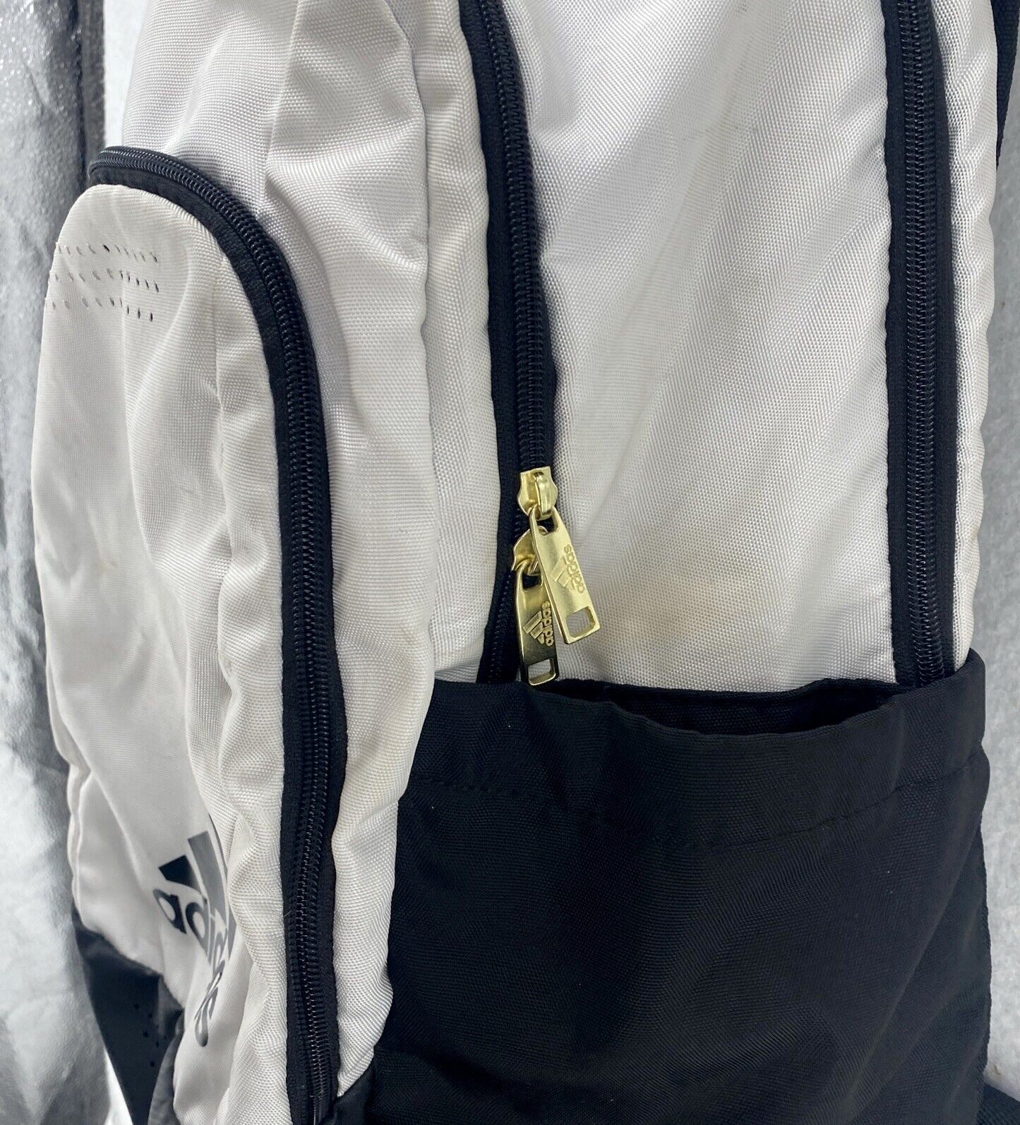 Adidas Defender Team Sports Backpack Black White Gold… Gem