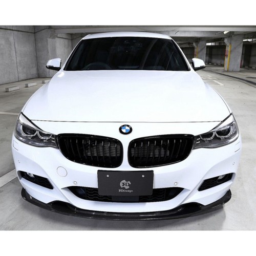 Matte Black ABS Front Grille Grill Hood 2014-2018 BMW F34 GT 5DR 330i 340i - Picture 7 of 8