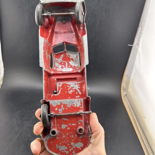 Vintage Hubley 474 Kiddie Toy Red Wrecker Tow Truck📦 - Picture 5 of 8