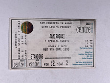 Jamiroquai Complete Concert Ticket jay Kay Toby Smith Original June 9th 1999
