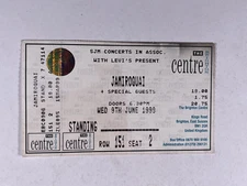 Jamiroquai Complete Concert Ticket jay Kay Toby Smith Original June 9th 1999