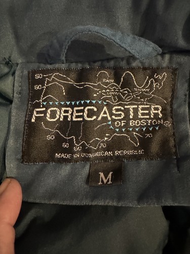 Forecaster of Boston Winter Jacket Sz M Removable Faux Fur Hoodie Women's Green - Picture 3 of 10