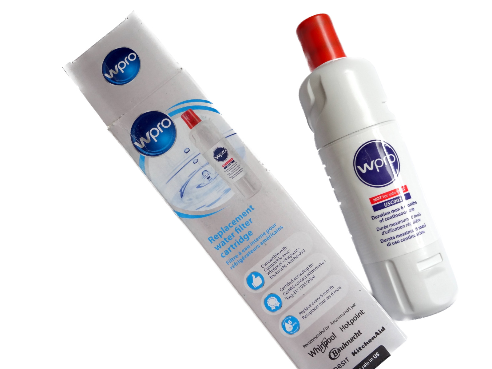 fridge filter, water filter, Wpro C00629420 for Whirlpool fridge freezers