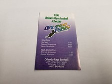 Orlando Rays 1998 Minor Baseball Pocket Schedule - Coca Cola