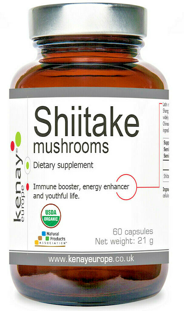 Setas Shiitake BIO ECO MEDICINALES 60 cápsulas - suplemento dietético