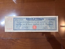 REPUBBLICA LIRE 5000 TITOLO PROVVISORIO MEDUSA 28 1 1948 NC qBB
