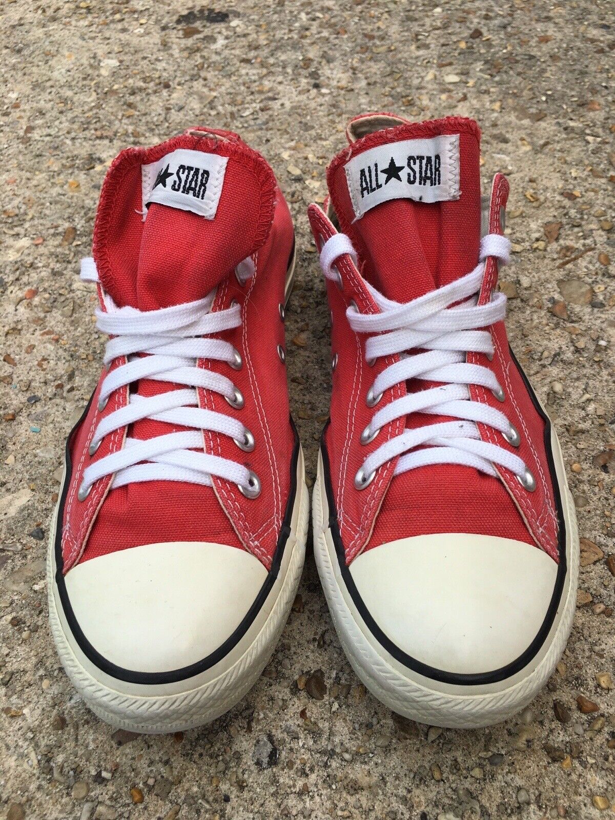 Converse All Star Red Low Top Sneakers shoes size - image 6