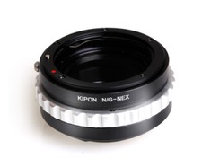 KIPON Adapter for Nikon G Mount Lens to Sony E Mount Mirrorless Camera NEX