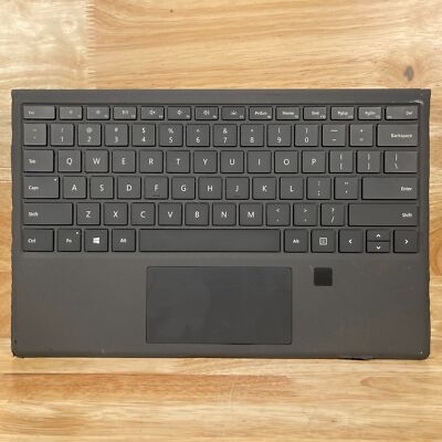 Microsoft Surface Pro Type Cover 1755 Fingerprint ID Reader Ultra-Slim Keyboard