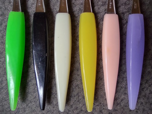 Cocktailgabel Partygabel 60er Jahre vintage retro 11 STÜCK Little Fork - Bild 4 von 9
