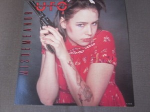 UFO 1986 Misdemeanor 12x12 Promo 2-Sided Cover Flat Poster Moog McClendon