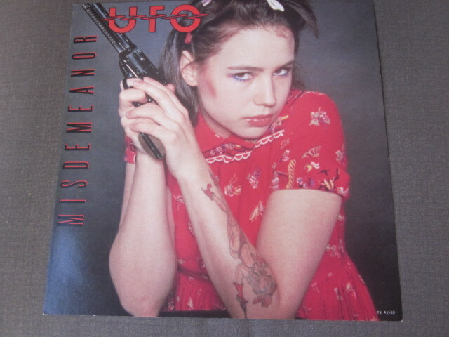 UFO 1986 Misdemeanor 12x12 Promo 2-Sided Cover Flat Poster Moog McClendon