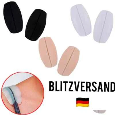 MARKENLOS Rutschfeste BH Träger Polster aus Komfort Silikon Trägerpolster Schulterpolster