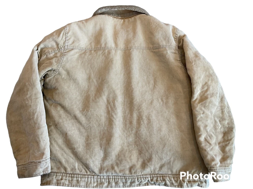Chaqueta de Pana Bailey’s Point Tostada Talla XXL Forrada Sherpa A Presión Como Está Foto 2 de 4