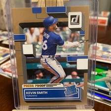 2022 Panini Donruss Baseball Kevin Smith #5/5 Press Proof Rated Rookie Jays