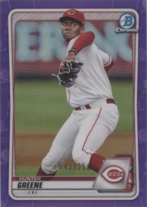 【4枚限定】 直書き toppsbowman HUNTER GREENE 2020 Bowman Draft - Hunter Greene #BD-196 for sale | eBay