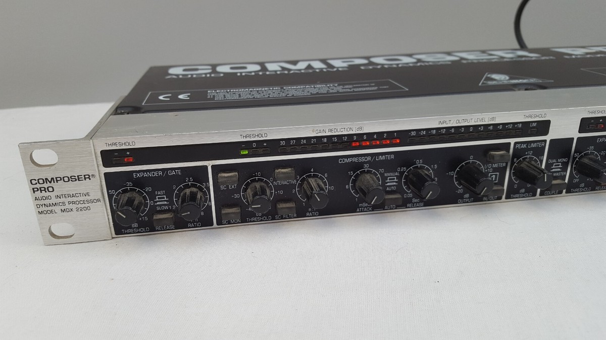BEHRINGER コンプレッサー COMPOSER PRO MDX2200 Behringer Composer Pro MDX 2200 Audio Dynamics Processor | eBay