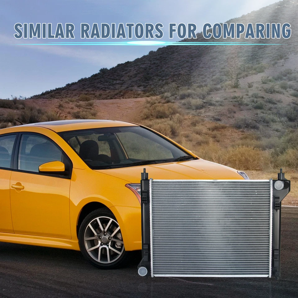 Radiador 13365 para Nissan Sentra 2013 2014 2015 2016 2017 2018 2019 1,8 L L L4 Foto 3 de 4