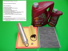Filterset BMW 1er F20 F21, 118d/120d/125d 110/140/151/165kW + 6L Mannol EP 5W30