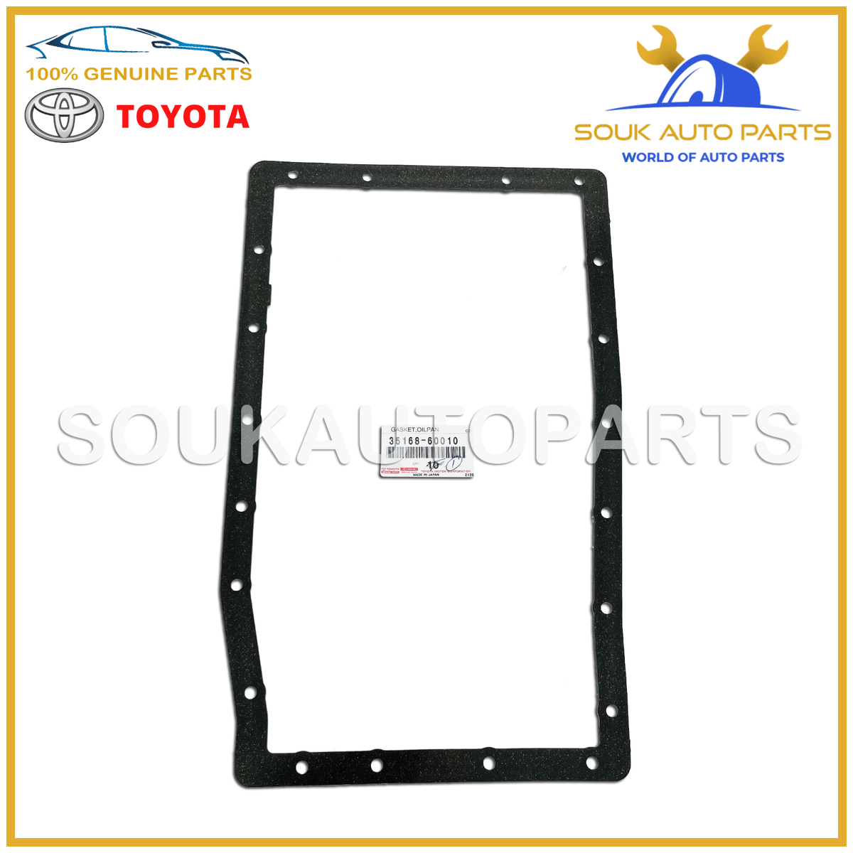 35168-60010 Genuine Toyota GASKET, AUTOMATIC TRANSMISSION OIL PAN