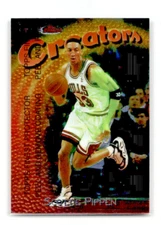 Scottie Pippen 1997 Topps Finest #199 Creators w/Peel Chicago Bulls HOF