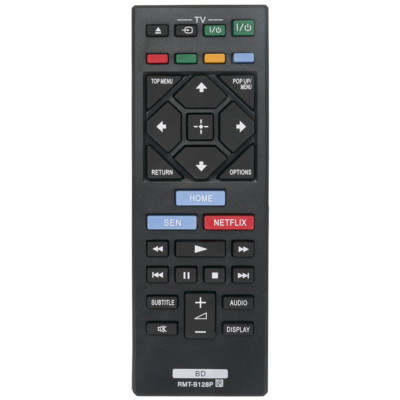 RMT-B128P Replace Remote for Sony Blu-ray Player BDP-S7200 BDP-S1200 BDP-BX120