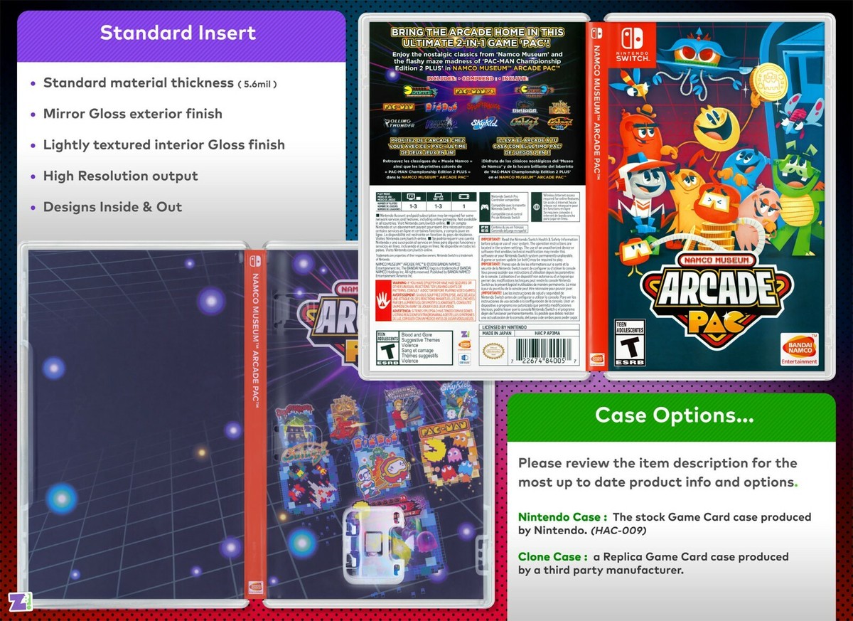 NAMCO MUSEUM Arcade PAC　北米版 Amazon.com: NAMCO MUSEUM ARCADE PAC (Nintendo Switch