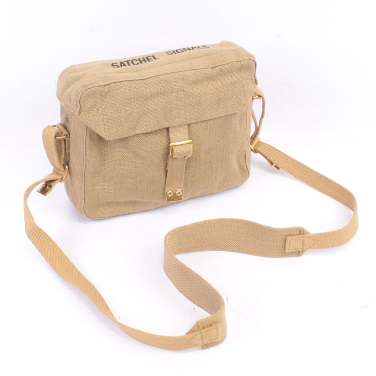 Replica 1937 Signals Satchel Webbing bag with shoulder strap by