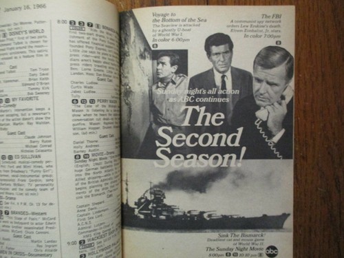 1/1966 TV Guide Mag(LADA EDMUND, JR/HULLABALOO/ROBERT CULP/LINUS THE LIONHEARTED - 第 7/8 張圖片