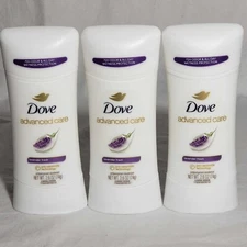 Dove Advance Care Women's Solid Deodorant Lavender Fresh Scent 2.6 oz (Set of 3)