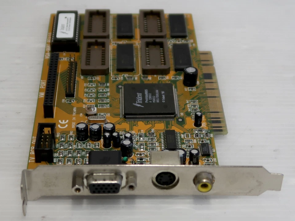 Trident ProVidia 9685, VRAM 2MB, PCI, VGA, Trident VGA-968T, WORKING CARD - Image 2 of 4