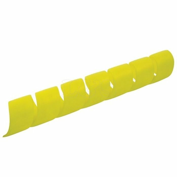 25-34mm I/D Yellow Polypropylene Spiral Hose Protector (5 Metre)