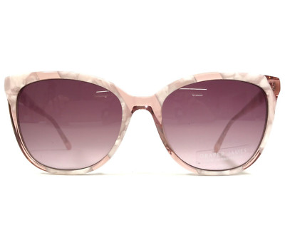 Draper James Sonnenbrille DJ7014 651 BLUSH Pink Cat Eye Rahmen Mit Lila Gläser