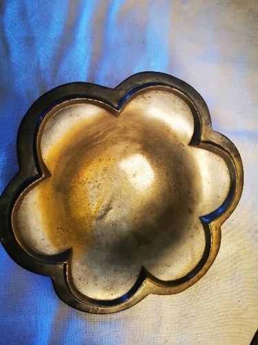 Orivit 2079 F Biskuitdose Zinn Dose Teller Deckeldose Jugendstil antik alt 1904 - Bild 8 von 9