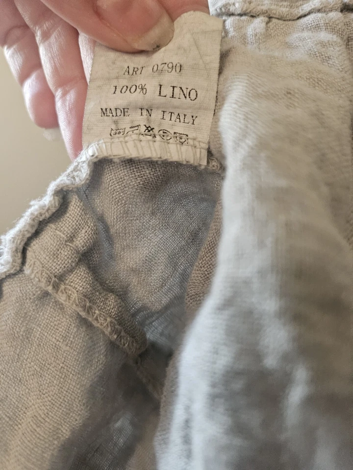 Blusa Js Millennium 100% lino. Hecho en Italia. Mediano Foto 4 de 4