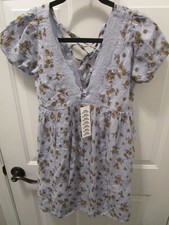 URBAN OUTFITTERS RYLAN MINI FROCK PURPLE MULTI DRESS IN  SIZE SMALL   NEW