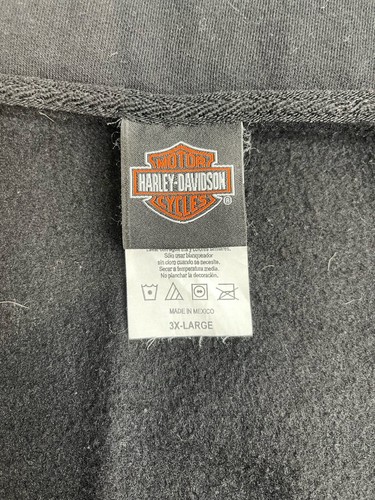 Sudadera negra con cremallera Harley Davidson para hombre Minuteman Dartmouth, MA 3XL - Imagen 5 de 6