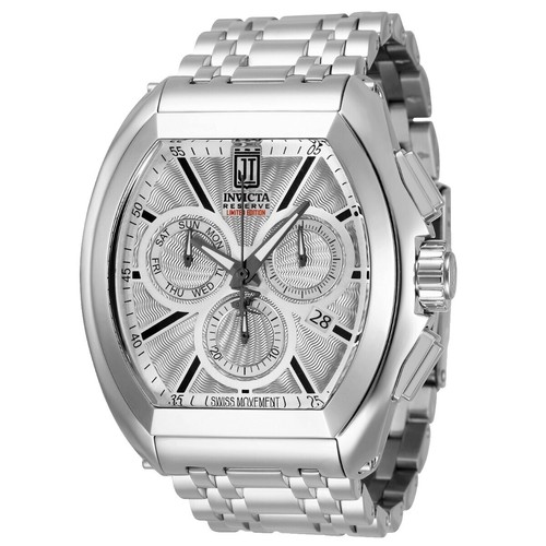 Invicta 26419 Jason Taylor Chronograph 50mm Silver Dial  display picture 2