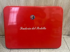 SCUDERIA DEL PORTELLO-ALFA ROMEO-ALFACLUB-CARTELLO INSEGNA AUTO D'EPOCA