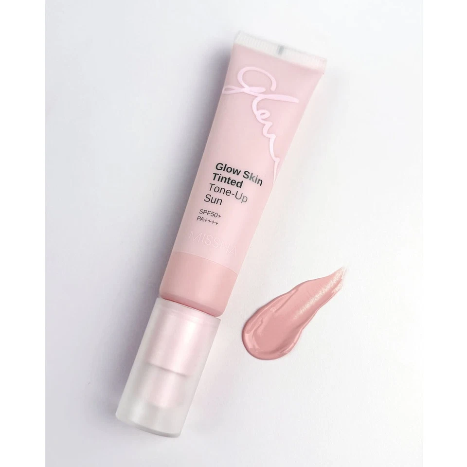 MISSHA Glow Skin Tinted Tone-Up Sun 30 ml SPF50+ PA++++ K-Beauty Foto 2 de 4
