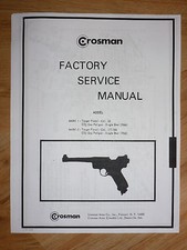 Piercing de palanca Crosman Mark MK I 1 Mark MK II 2 manual de servicio de fábrica #1