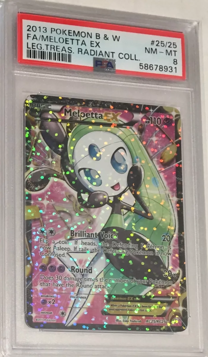 Carta Pokemon Legendary Treasures Meloetta Ex Full Art