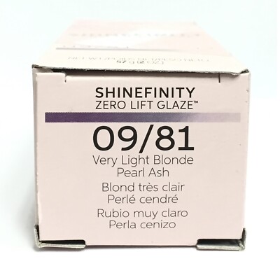 Wella Shinefinity Zero Lift Glaze Demi-Permanent Hair Color, 2 oz (CHOOSE COLOR)