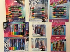 Frozen Disney Princess Trolls Crayons 10, 24 pk or 2 Sided or 8 Markers  Off 2 