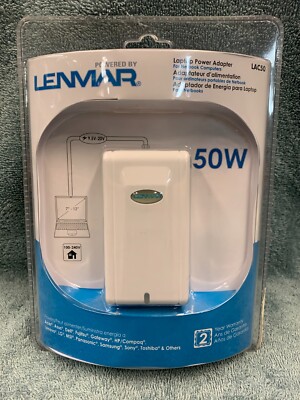 Genuine Lenmar (LAC50) 50W White Netbook Laptop Power Adapter **NEW OLD STOCK** 