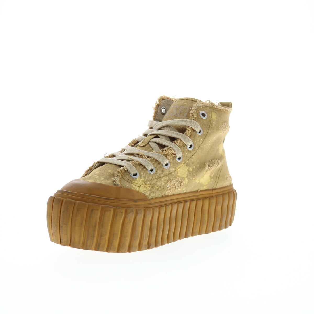 DIESEL BASKET DIAMOND シューズ Diesel Tempus Diamond Mens Black Leather Lace Up Lifestyle