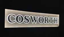 SIERRA RS COSWORTH ILLUMINATED BOOT BADGE EMBLEM LED GARAGE SIGN SAPPHIRE ESCORT