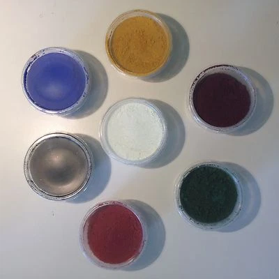 QUALITÄT FÜR PROFIS Farbpigmente 7-teiliges Pigmentset Pigmentpulver Farbstoff Trockenfarbe 7 x 100g