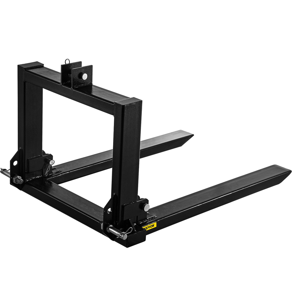 Produktbild von Kompaktlader, 1814 Kg Nenntragfähigkeit, 1150 Mm Palettengabelrahmenaufsätze Mit 50,8 Mm Anhängerkupplung Und Speerhülsen, Passend Für Lader-Traktoren Mit Schnellbefestigung, Nur Rahmen | DE