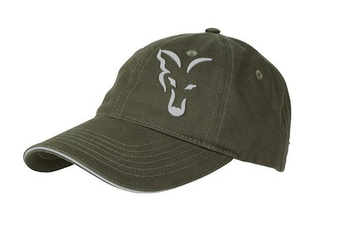 Fox Green \u0026 Silver Baseball Cap / Carp 